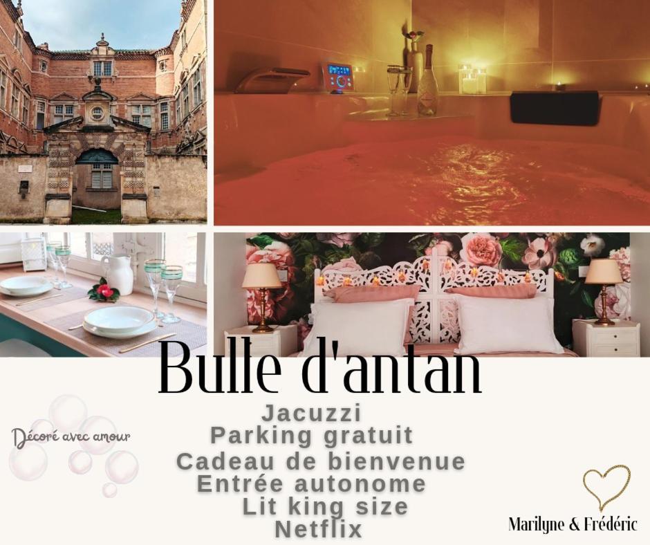 Appartement Bulle D'Antan En Coeur De Ville - Monument Classe Historique - Grand Jaccuzi Castres  Eksteriør bilde
